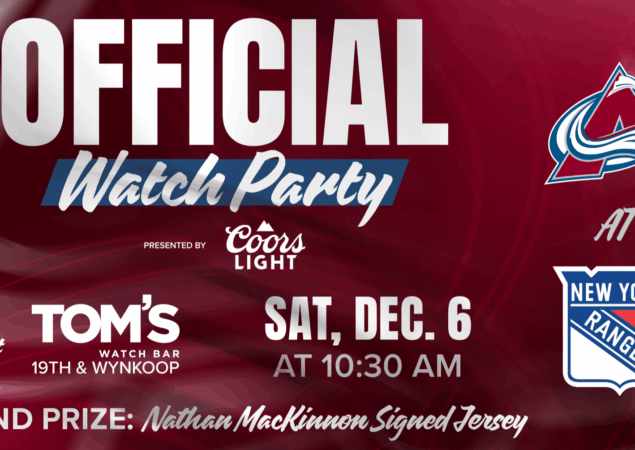 Tom’s Watch Bar: Official Avs Watch Party