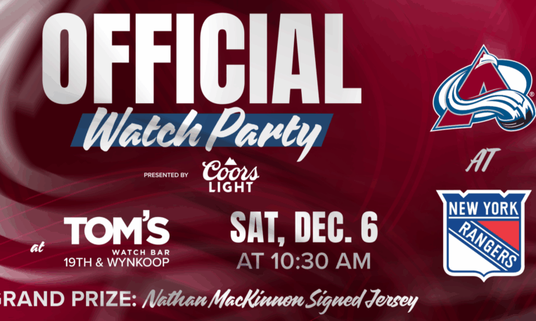 Tom’s Watch Bar: Official Avs Watch Party