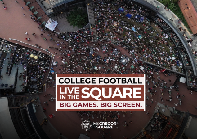 College Football Watch Parties at McGregor Square