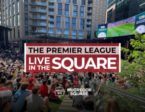 PREMIER LEAGUE WATCH PARTY AT McGREGOR SQUARE