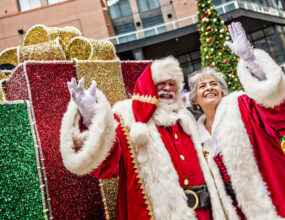 Santa Claus at Milepost Zero