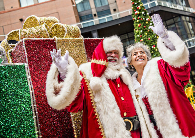 Santa Claus at Milepost Zero