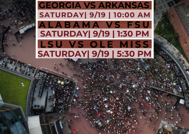 College Football Watch Party at McGregor Square