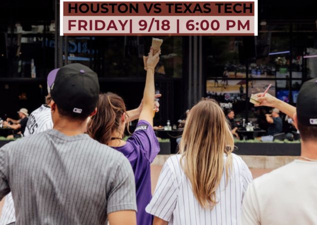 Houston vs. Texas Tech College Football Watch Party at McGregor Square