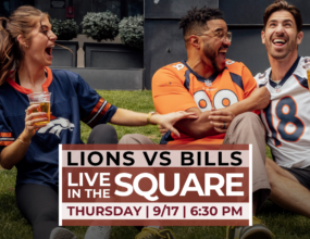 Lions vs. Bills NFL Watch Party at McGregor Square