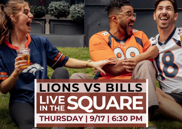 Lions vs. Bills NFL Watch Party at McGregor Square