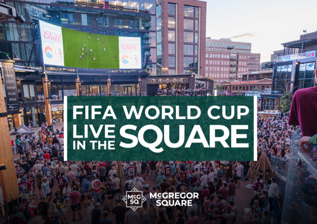 Watch the World Cup Live at McGregor Square