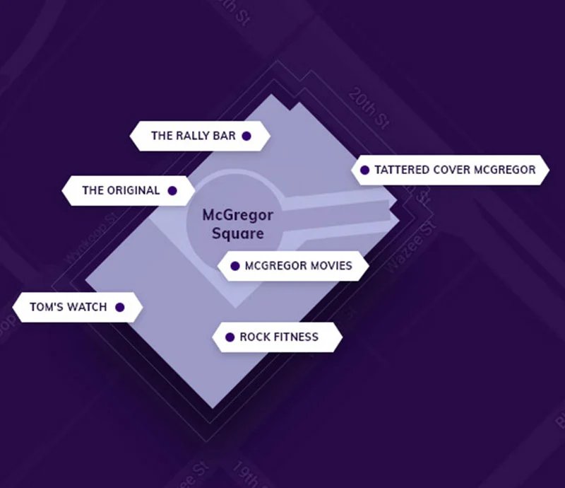 McGregor Square - Home - Mobile map
