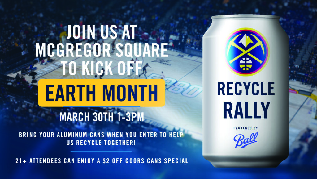 Denver Nuggets Recycle Rally at McGregor Square - McGregor Square