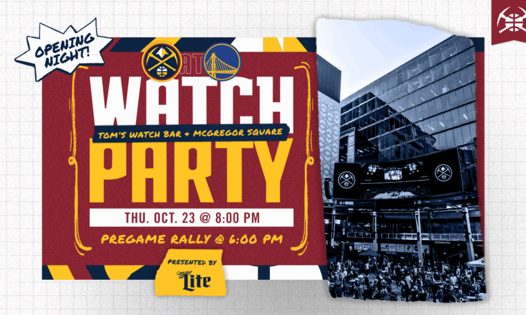 Denver Nuggets Season Opener Rally and Watch Party