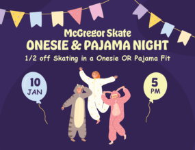 McGregor Skate Pajama and Onesie Night