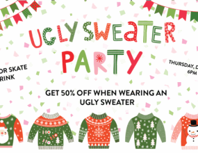 McGregor Skate Ugly Sweater Party